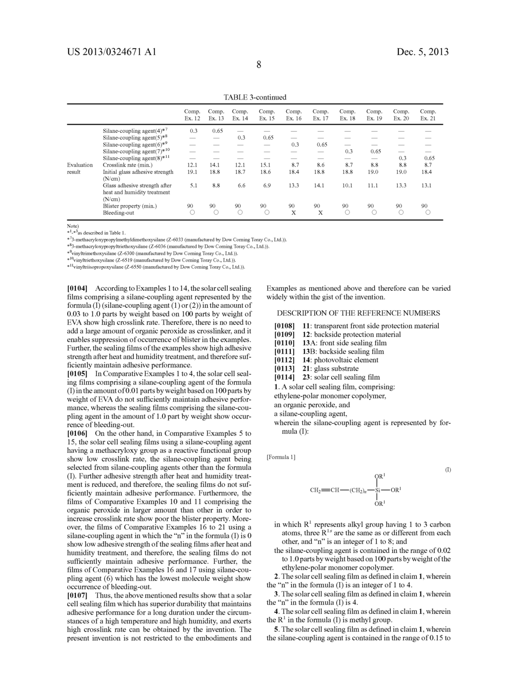 SOLAR CELL SEALING FILM AND SOLAR CELL USING THE SEALING FILM - diagram, schematic, and image 10