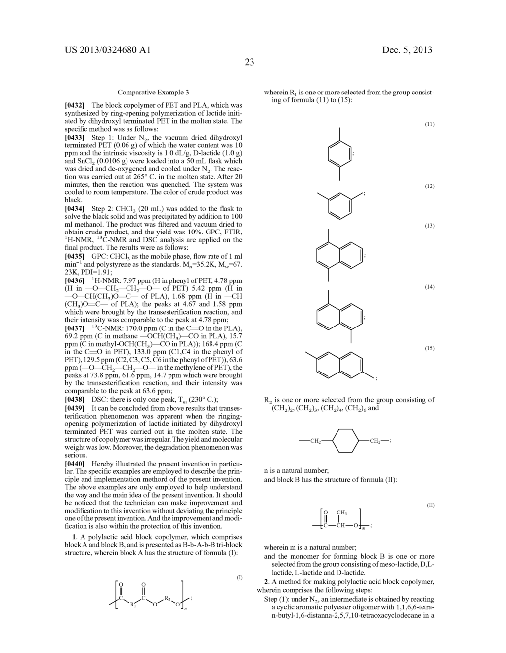 POLYLACTIC ACID BLOCK COPOLYMERS AND PREPARATION METHODS THEREOF - diagram, schematic, and image 24