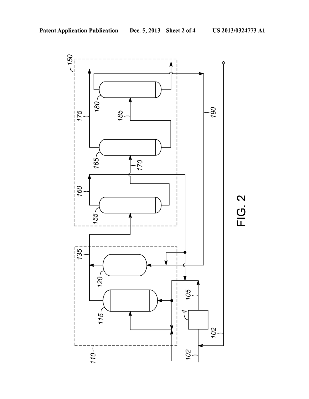 Methods and Apparatus for Treating a Hydrocarbon Stream - diagram, schematic, and image 03