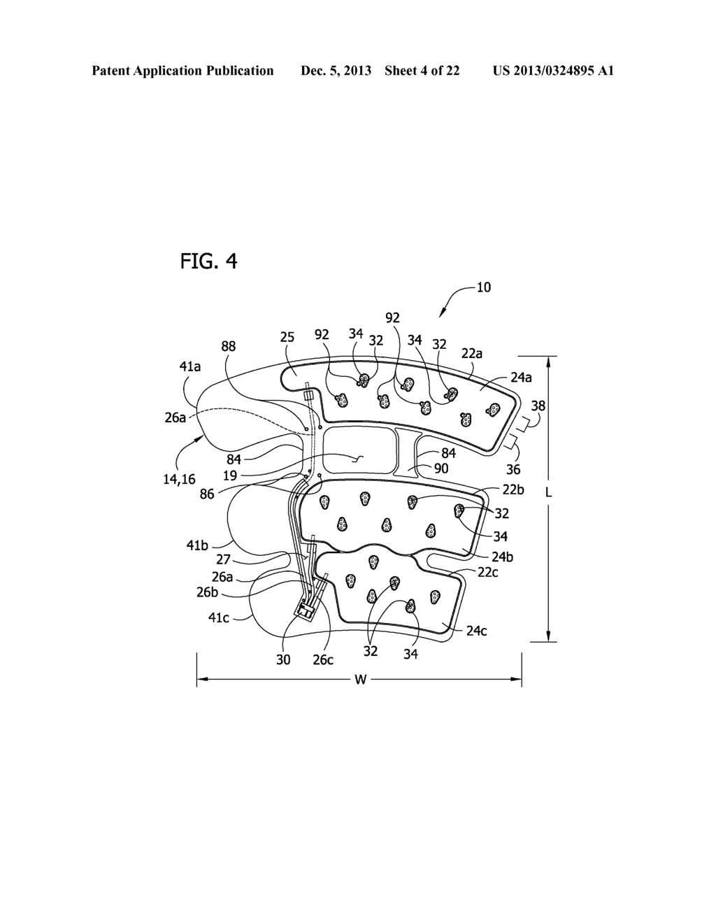 Method of Making Compression Sleeve with Structural Support Features - diagram, schematic, and image 05