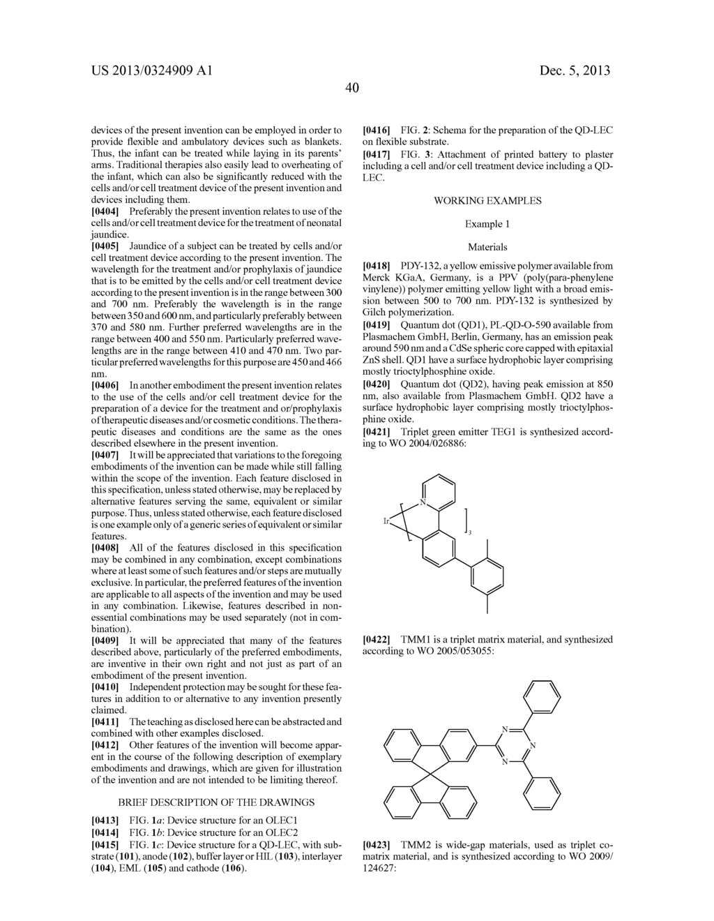 DEVICE AND METHOD FOR TREATMENT OF CELLS AND CELL TISSUE - diagram, schematic, and image 43