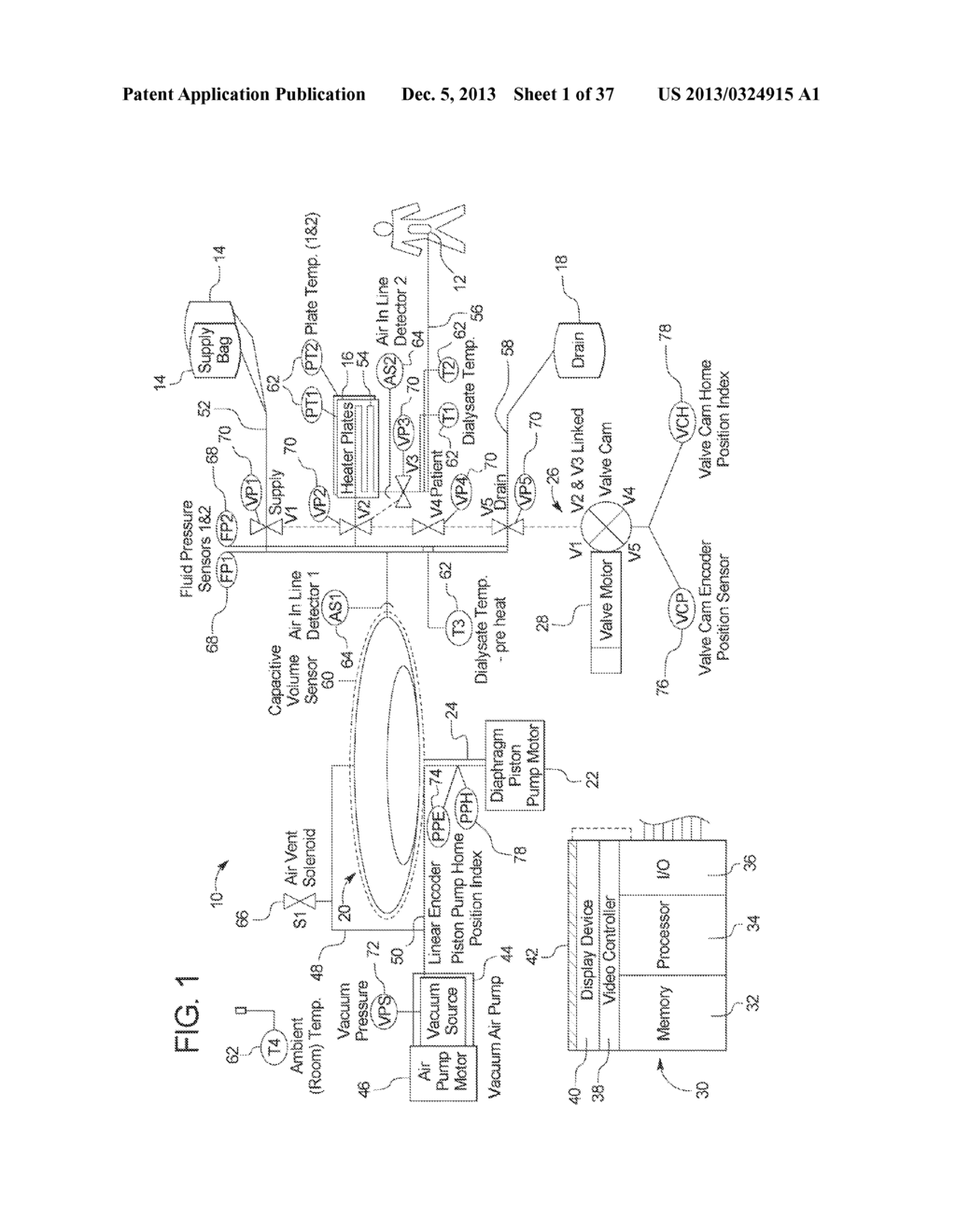 STEPPER MOTOR DRIVEN PERITONEAL DIALYSIS MACHINE - diagram, schematic, and image 02