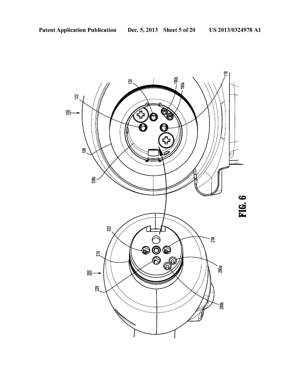 HAND HELD SURGICAL HANDLE ASSEMBLY, SURGICAL ADAPTERS FOR USE BETWEEN     SURGICAL HANDLE ASSEMBLY AND SURGICAL END EFFECTORS, AND METHODS OF USE - diagram, schematic, and image 06