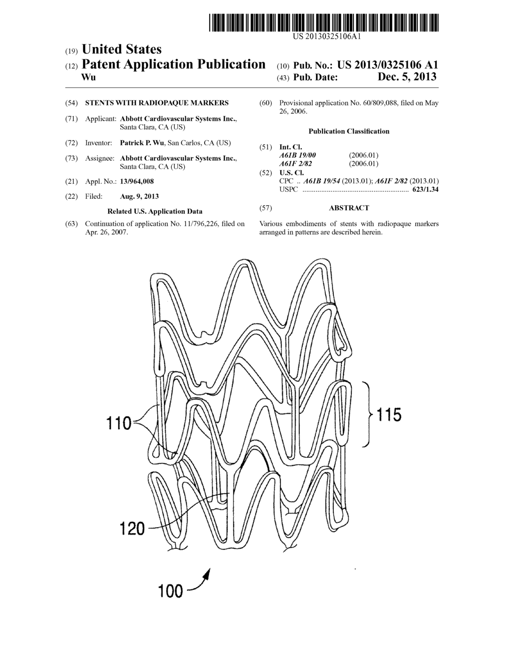 Stents With Radiopaque Markers - diagram, schematic, and image 01