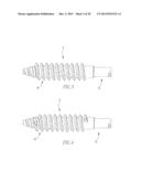 HELICOIL INTERFERENCE FIXATION SYSTEM FOR ATTACHING A GRAFT LIGAMENT TO A     BONE diagram and image