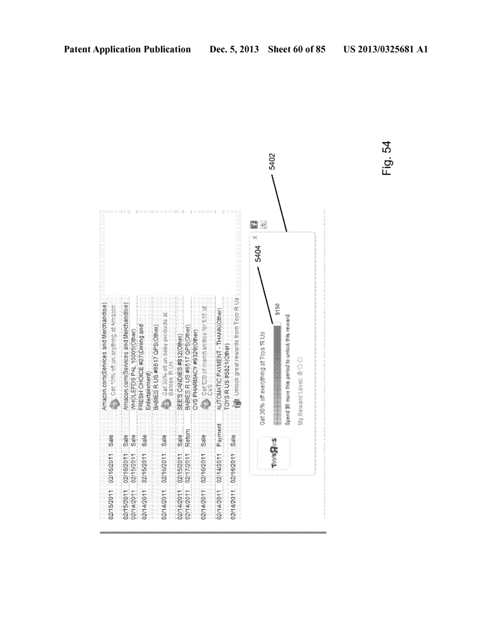 SYSTEM AND METHOD OF CLASSIFYING FINANCIAL TRANSACTIONS BY USAGE PATTERNS     OF A USER - diagram, schematic, and image 61