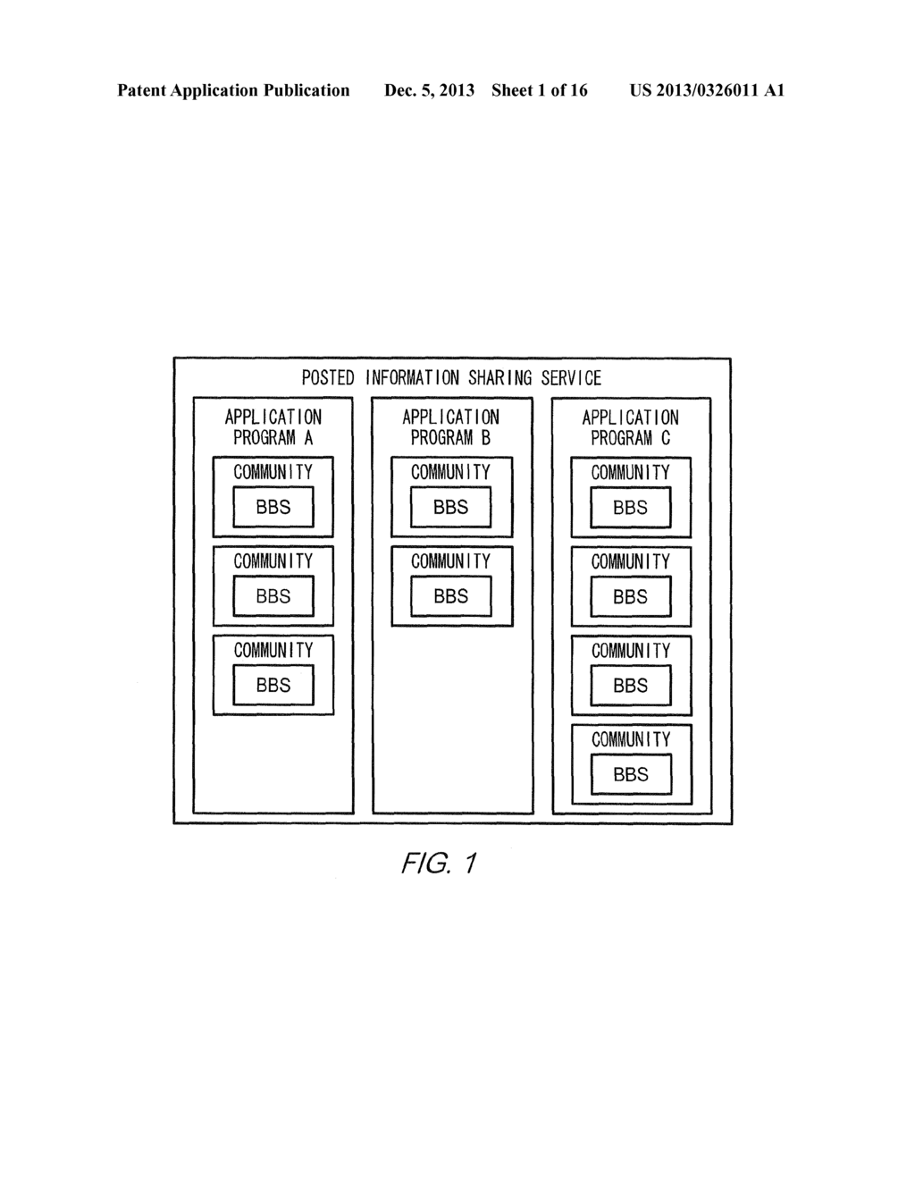 POSTED INFORMATION SHARING SYSTEM, INFORMATION-PROCESSING SYSTEM,     INFORMATION PROCESSING METHOD, STORAGE MEDIUM, AND COMPUTER PLATFORM - diagram, schematic, and image 02