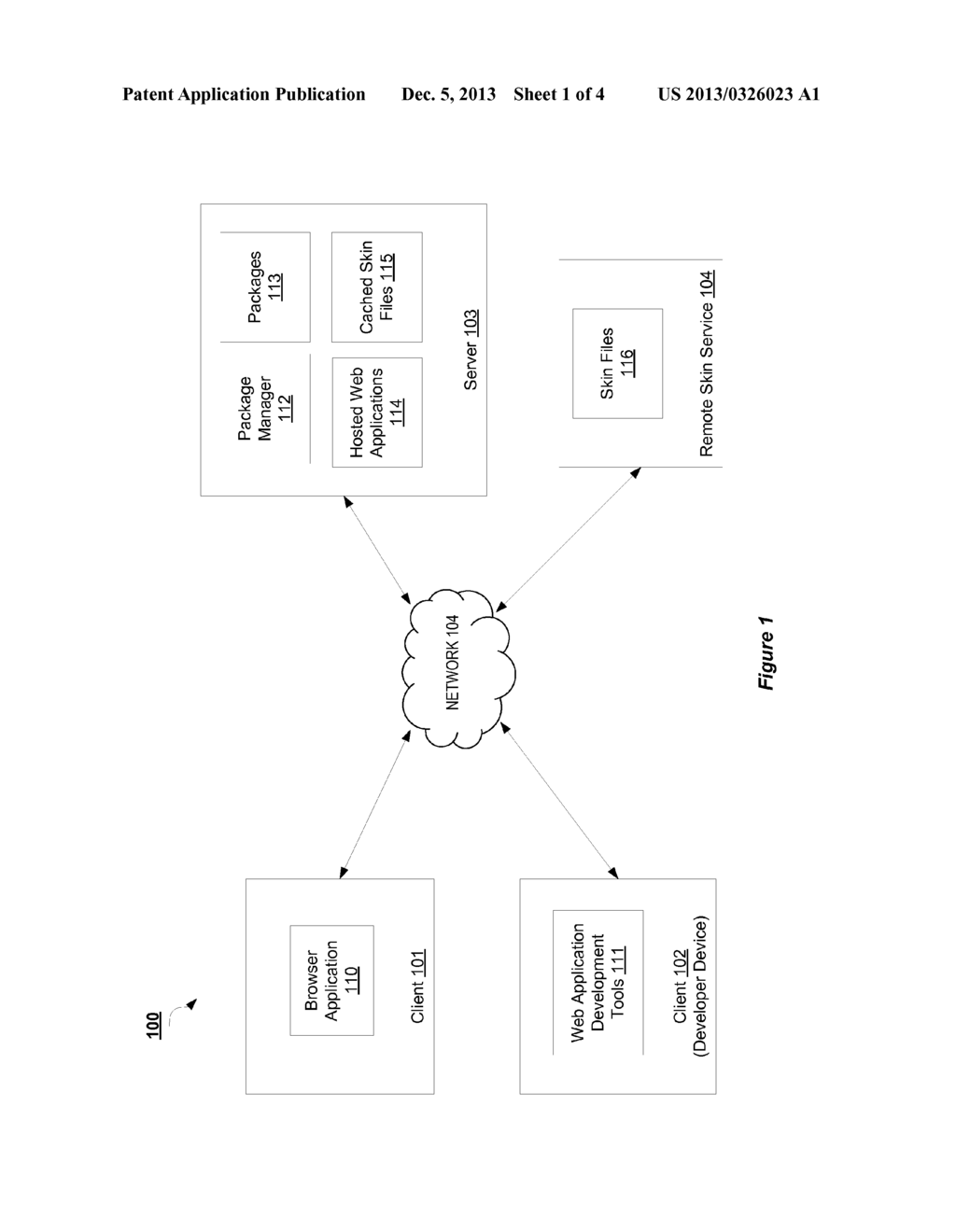 MECHANISM FOR LOCATION-AWARE WEB SERVICE-BASED APPLICATION SKINNING FOR     WEB APPLICATIONS - diagram, schematic, and image 02