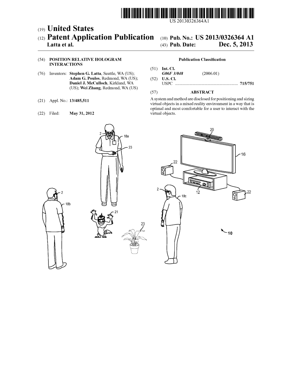 POSITION RELATIVE HOLOGRAM INTERACTIONS - diagram, schematic, and image 01