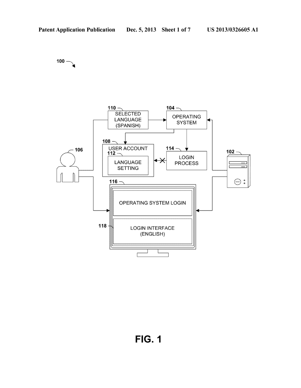 LOGIN INTERFACE SELECTION FOR COMPUTING ENVIRONMENT USER LOGIN - diagram, schematic, and image 02