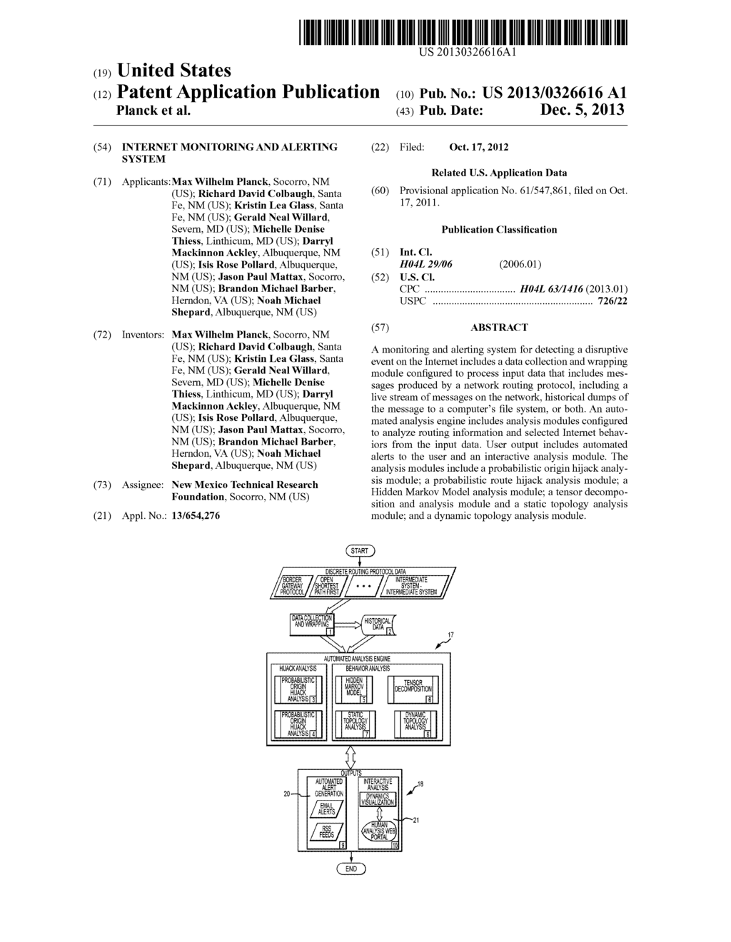 Internet Monitoring and Alerting System - diagram, schematic, and image 01