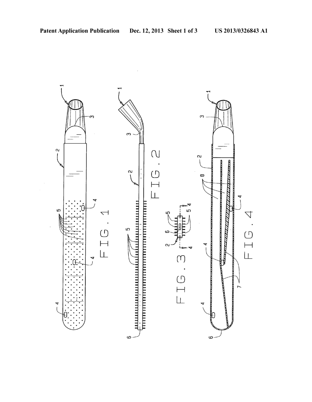 Crevice tool for vacuum cleaners - diagram, schematic, and image 02