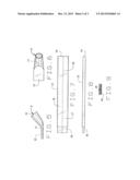 Crevice tool for vacuum cleaners diagram and image