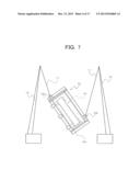 U-SHAPED IRON CORE TRANSPORTING/ASSEMBLING METHOD, AND U-SHAPED IRON CORE     TRANSPORTING/ASSEMBLING TANK diagram and image