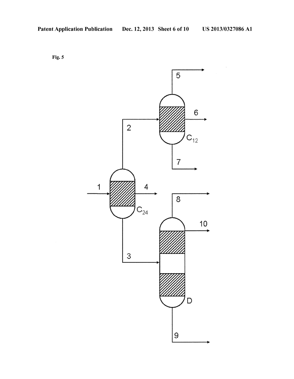 METHOD FOR THE SIMPLIFIED REMOVAL OF A REACTION PRODUCT FROM REACTION GAS     MIXTURES USING AT LEAST TWO-FOLD PARTIAL CONDENSATION - diagram, schematic, and image 07