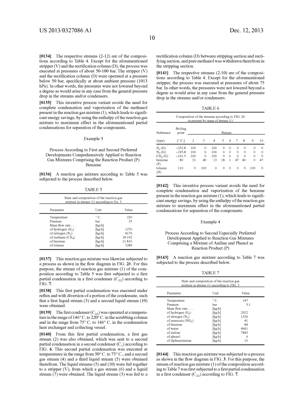 METHOD FOR THE SIMPLIFIED REMOVAL OF A REACTION PRODUCT FROM REACTION GAS     MIXTURES USING AT LEAST TWO-FOLD PARTIAL CONDENSATION - diagram, schematic, and image 21