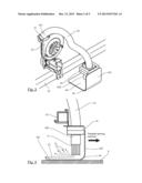 PNEUMATIC SEEDER COMPRISING MEANS FOR DAMPING AND/OR DIVERTING THE FLOW OF     EXTRACTED AIR COMING FROM THE SUCTION FAN diagram and image