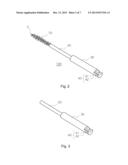 BRUSH FOR CLEANING INSIDE OF IMPLANT diagram and image