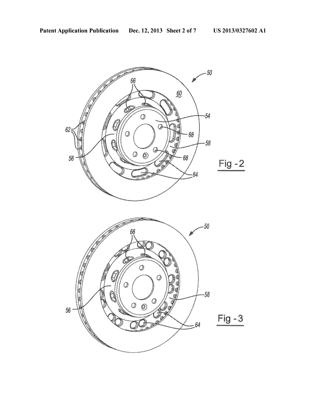 MULTI-PLANE BRAKE ROTOR HAT HOLES AND METHOD OF MAKING THE SAME - diagram, schematic, and image 03