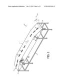 TRANSPORT DEVICE WITH TWISTABLE CONVEYOR BELT AND METHOD OF USE diagram and image