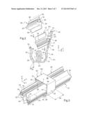 DEVICE AND ASSEMBLY FOR SUPPORTING A PAIR OF WINDSHIELD WIPERS, AND     CORRESPONDING PACKAGING AND ASSEMBLY METHOD diagram and image