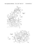 DEVICE AND ASSEMBLY FOR SUPPORTING A PAIR OF WINDSHIELD WIPERS, AND     CORRESPONDING PACKAGING AND ASSEMBLY METHOD diagram and image