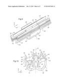 DEVICE AND ASSEMBLY FOR SUPPORTING A PAIR OF WINDSHIELD WIPERS, AND     CORRESPONDING PACKAGING AND ASSEMBLY METHOD diagram and image