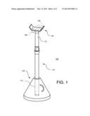 PORTABLE ELECTRIC CABLE SUPPORT TOWER diagram and image