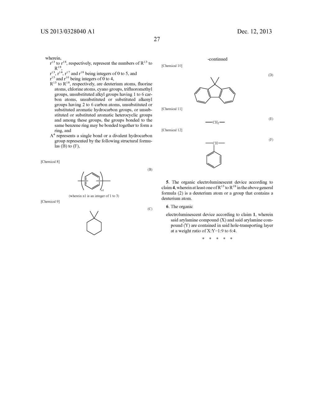 ORGANIC ELECTROLUMINESCENT DEVICE - diagram, schematic, and image 29