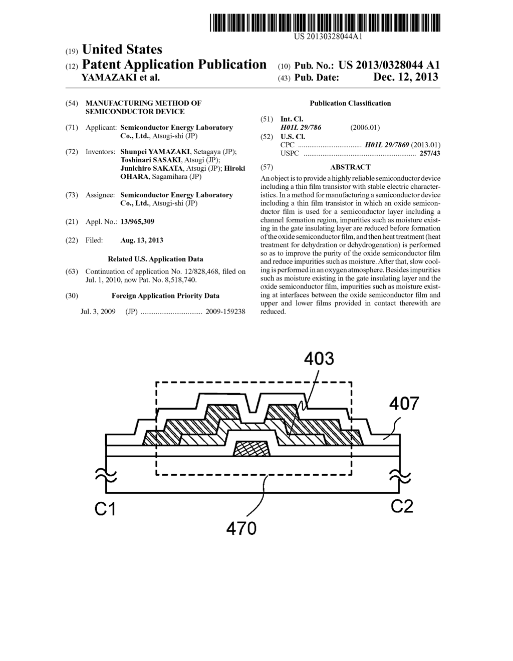 MANUFACTURING METHOD OF SEMICONDUCTOR DEVICE - diagram, schematic, and image 01