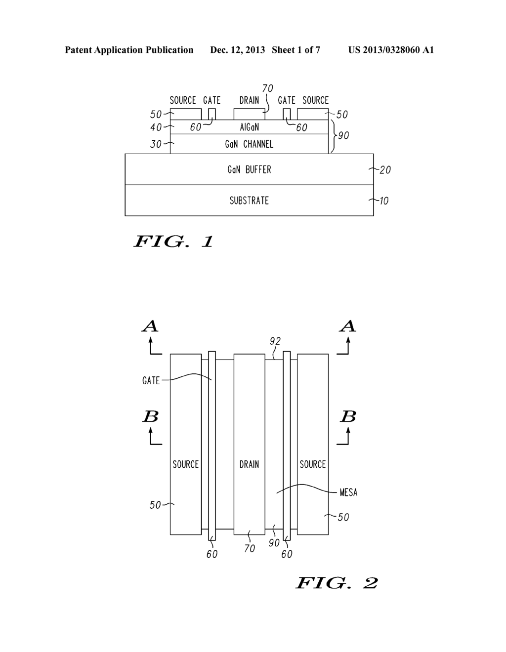 LAYOUT DESIGN FOR A HIGH POWER, GaN-BASED FET - diagram, schematic, and image 02