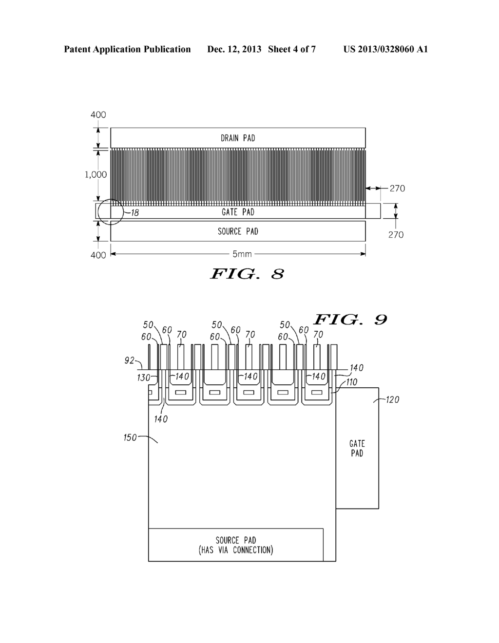 LAYOUT DESIGN FOR A HIGH POWER, GaN-BASED FET - diagram, schematic, and image 05