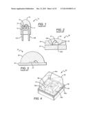 LED PACKAGE WITH MULTIPLE ELEMENT LIGHT SOURCE AND ENCAPSULANT HAVING     PLANAR SURFACES diagram and image