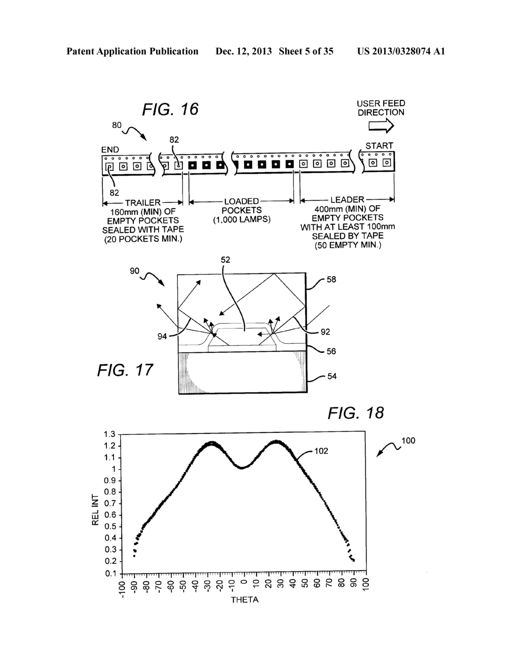 LED PACKAGE WITH MULTIPLE ELEMENT LIGHT SOURCE AND ENCAPSULANT HAVING     PLANAR SURFACES - diagram, schematic, and image 06