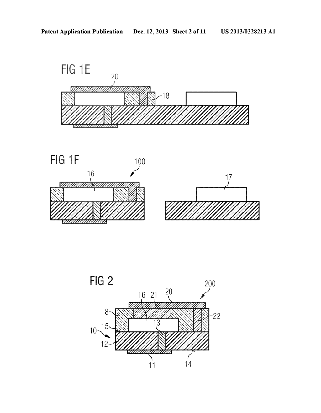 ELECTRONIC DEVICE INCLUDING A CARRIER AND A SEMICONDUCTOR CHIP ATTACHED TO     THE CARRIER AND MANUFACTURING THEREOF - diagram, schematic, and image 03