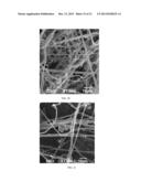 PROCESS AND APPARATUS FOR PRODUCING NANOFIBERS USING A TWO PHASE FLOW     NOZZLE diagram and image