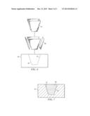 COMPRESSION-MOLDED PARTS HAVING AN EMBEDDED CONDUCTIVE LAYER AND METHOD     FOR MAKING SAME diagram and image