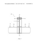 SEAT DIVIDER WITH RECESSED TOP PANEL AND TWO-WAY VIEWING WINDOW diagram and image