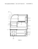 SEAT DIVIDER WITH RECESSED TOP PANEL AND TWO-WAY VIEWING WINDOW diagram and image