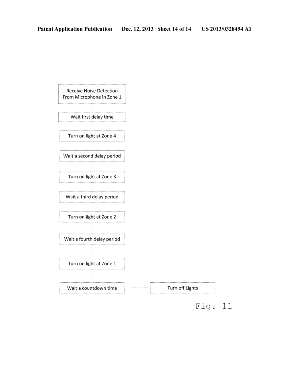 System and Method for a Delayed Light Switch Network - diagram, schematic, and image 15