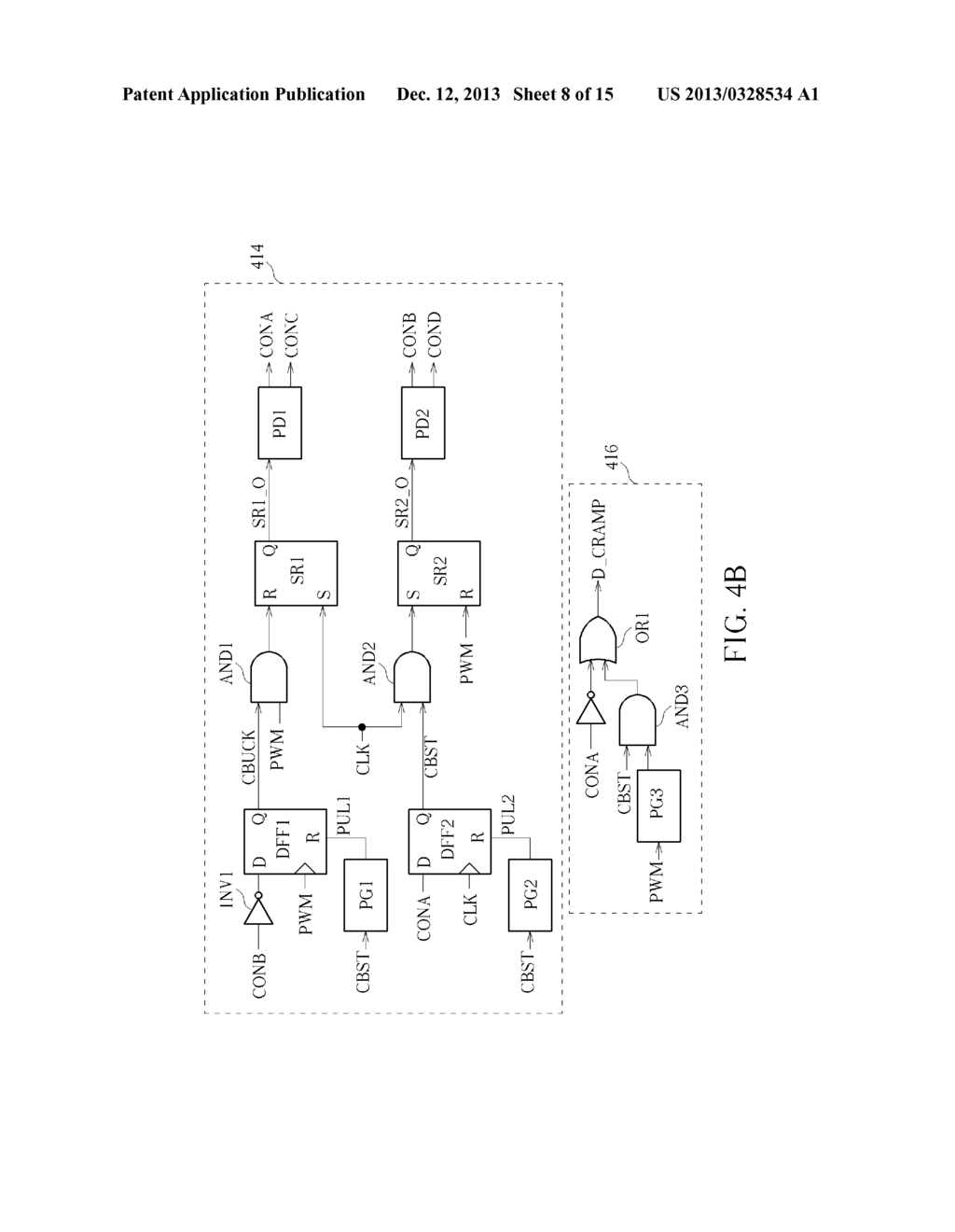 METHOD OF CONTROLLING A POWER CONVERTING DEVICE AND RELATED CIRCUIT - diagram, schematic, and image 09