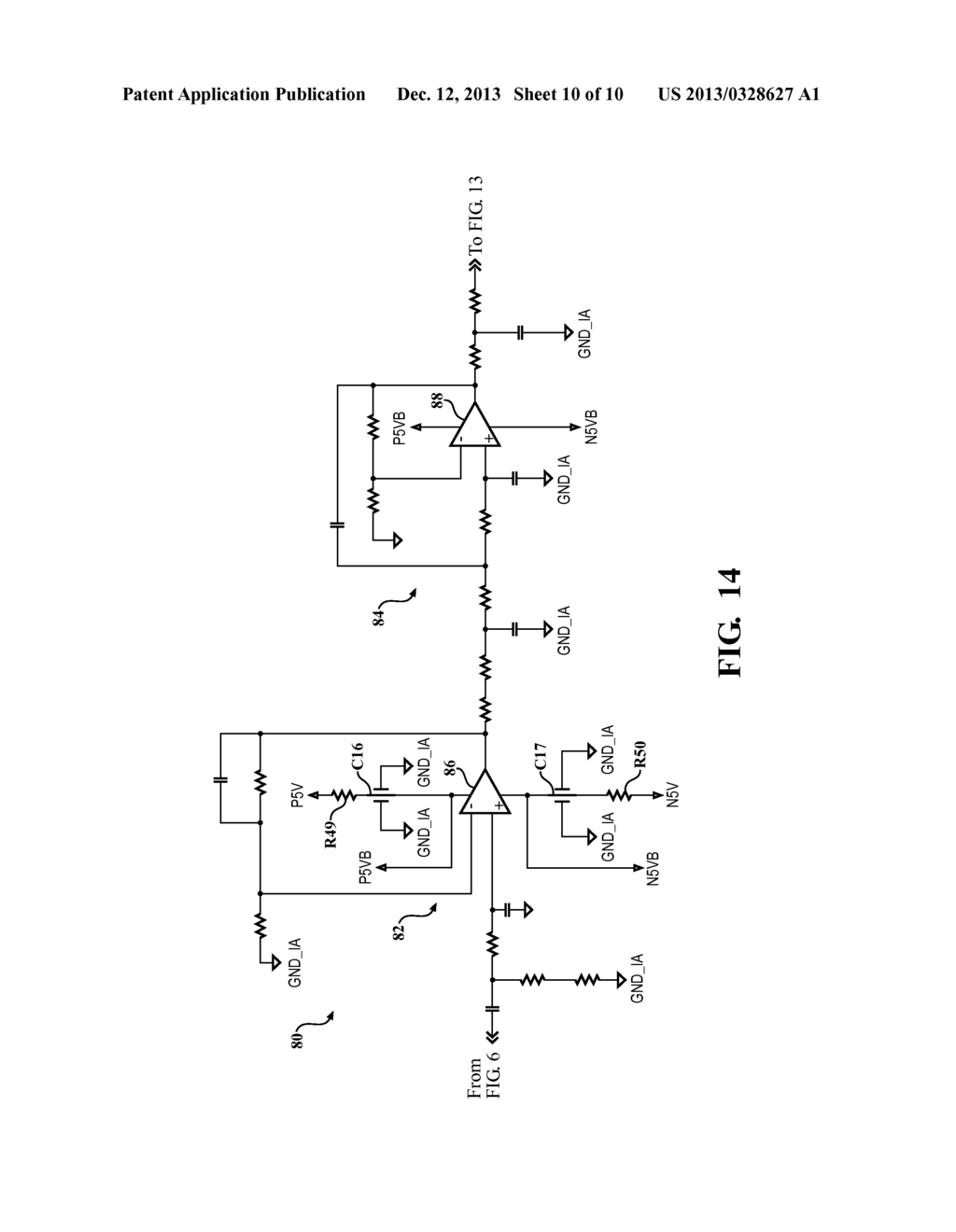 Impedance Bootstrap Circuit for an Interface of a Monitoring Device - diagram, schematic, and image 11