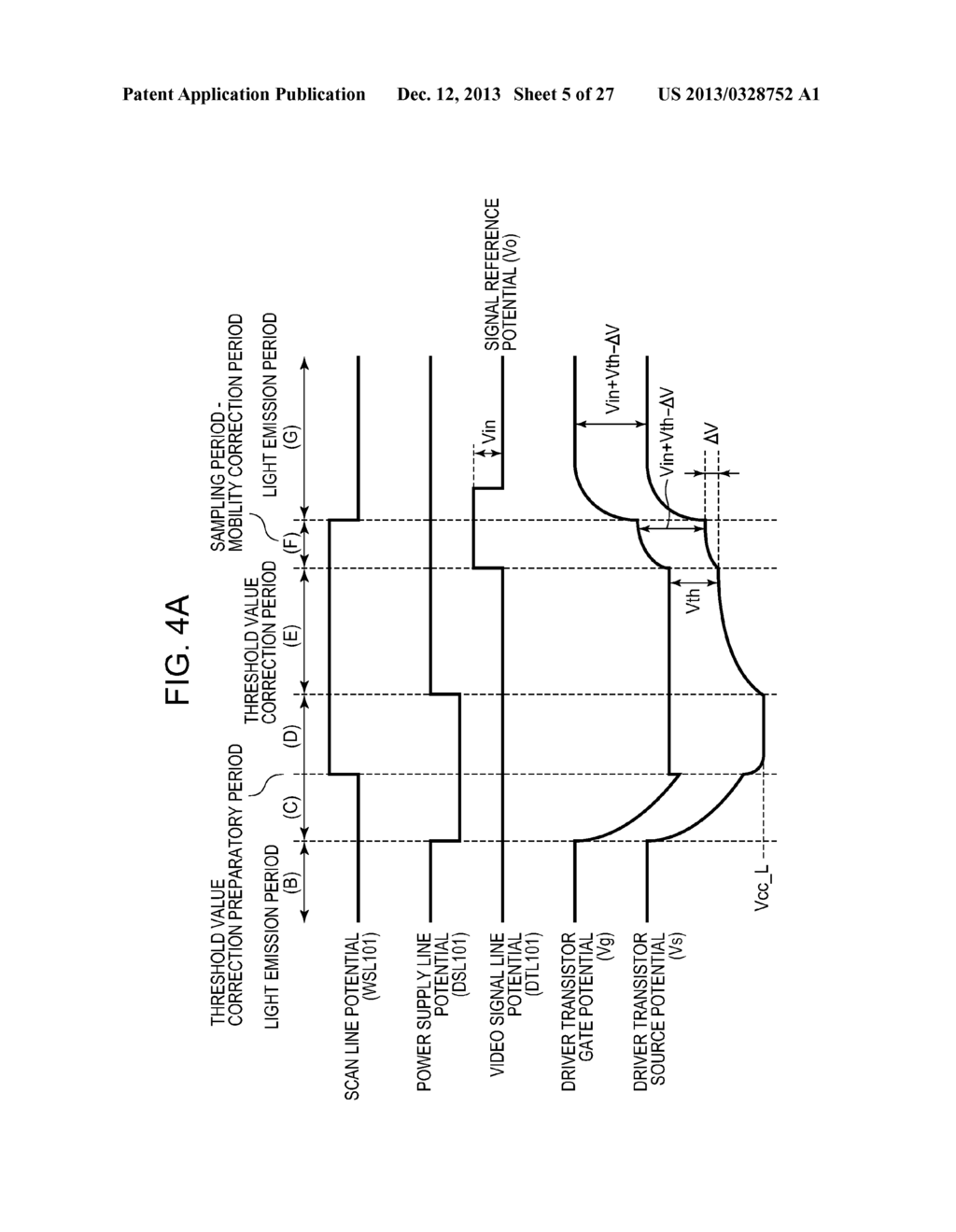 DISPLAY DEVICE, DRIVING METHOD THEREOF, AND ELECTRONIC APPARATUS - diagram, schematic, and image 06