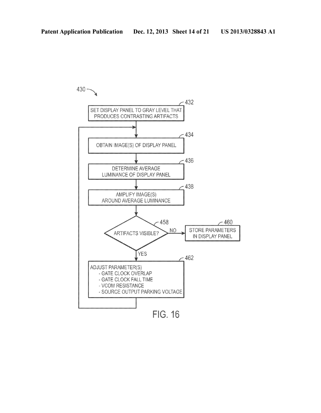 Systems and Methods for Reducing or Eliminating Mura Artifact Using Image     Feedback - diagram, schematic, and image 15