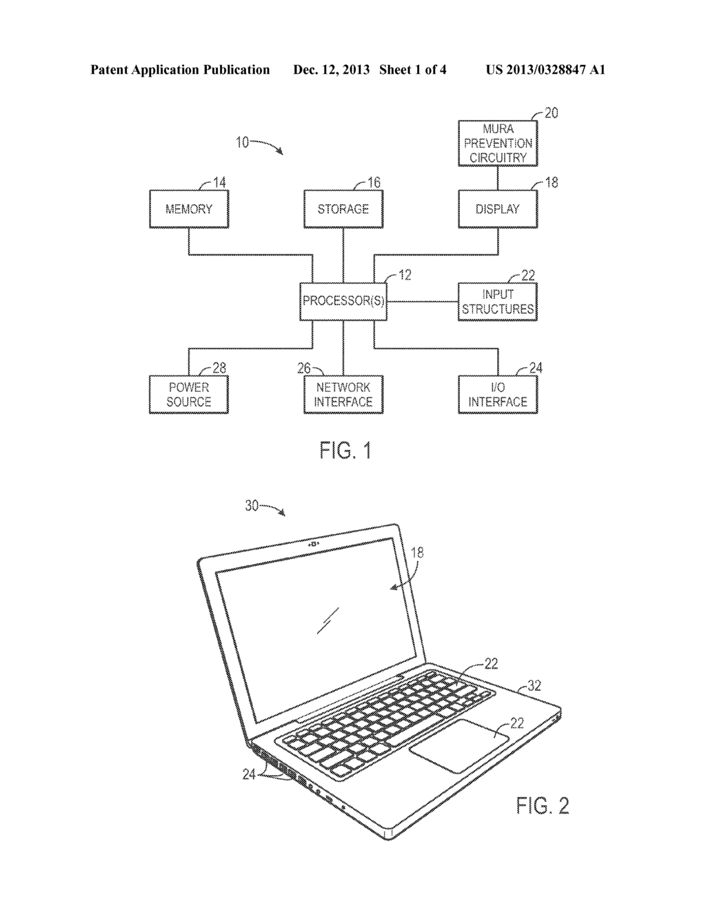 DEVICES AND METHODS FOR COMMON ELECTRODE MURA PREVENTION - diagram, schematic, and image 02