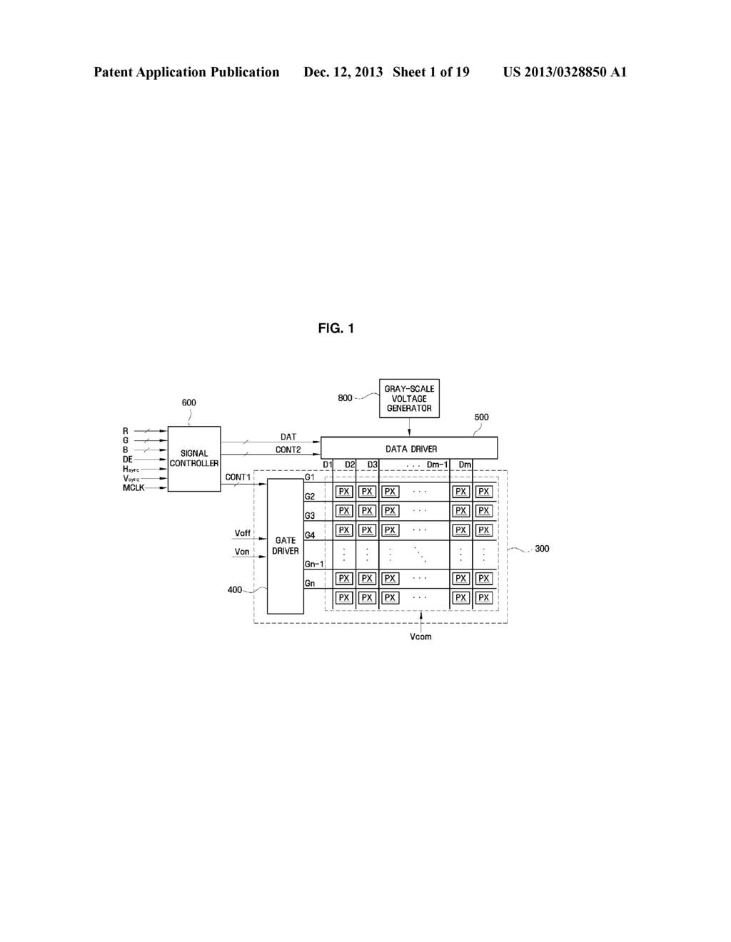 LIQUID CRYSTAL DISPLAY AND METHOD OF DRIVING THE SAME - diagram, schematic, and image 02