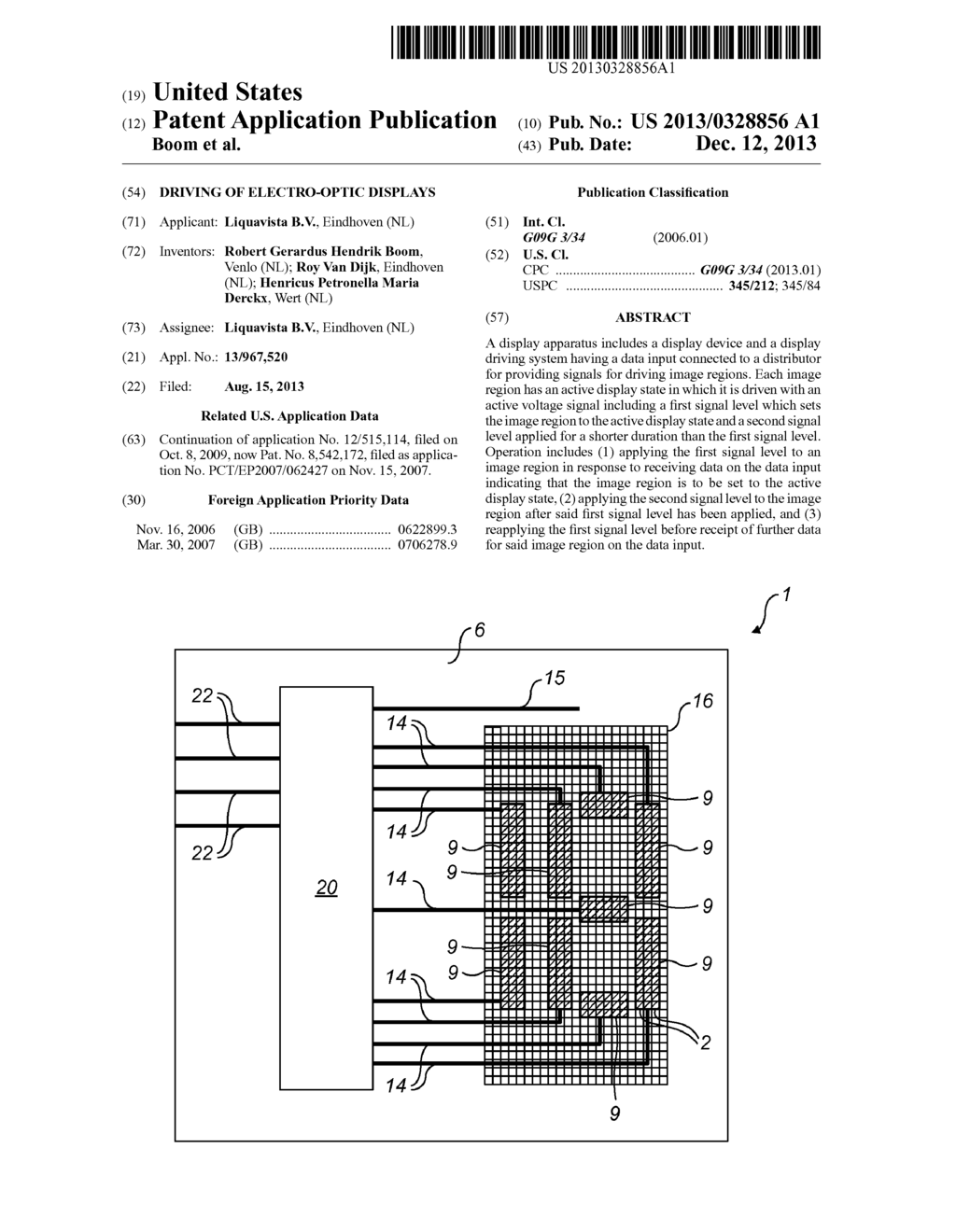 DRIVING OF ELECTRO-OPTIC DISPLAYS - diagram, schematic, and image 01