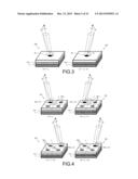 DISPLAY DEVICE WITH MOVEMENT ELEMENTS FOR OBTAINING A HIGH RESOLUTION     AND/OR A 3D EFFECT diagram and image