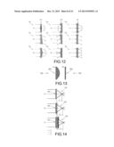 DISPLAY DEVICE WITH MOVEMENT ELEMENTS FOR OBTAINING A HIGH RESOLUTION     AND/OR A 3D EFFECT diagram and image