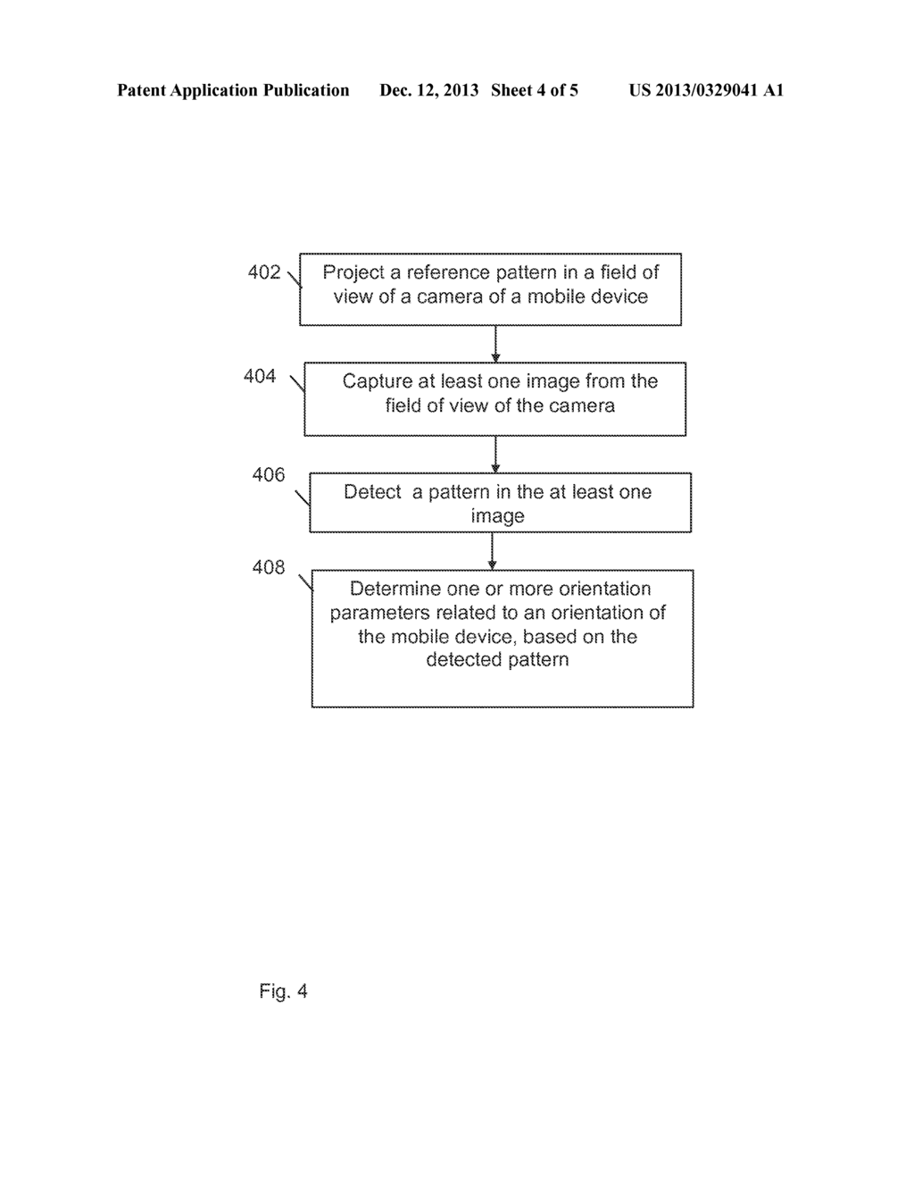 DEVICE, SYSTEM AND METHOD OF ORIENTATION ESTIMATION OF A MOBILE DEVICE - diagram, schematic, and image 05